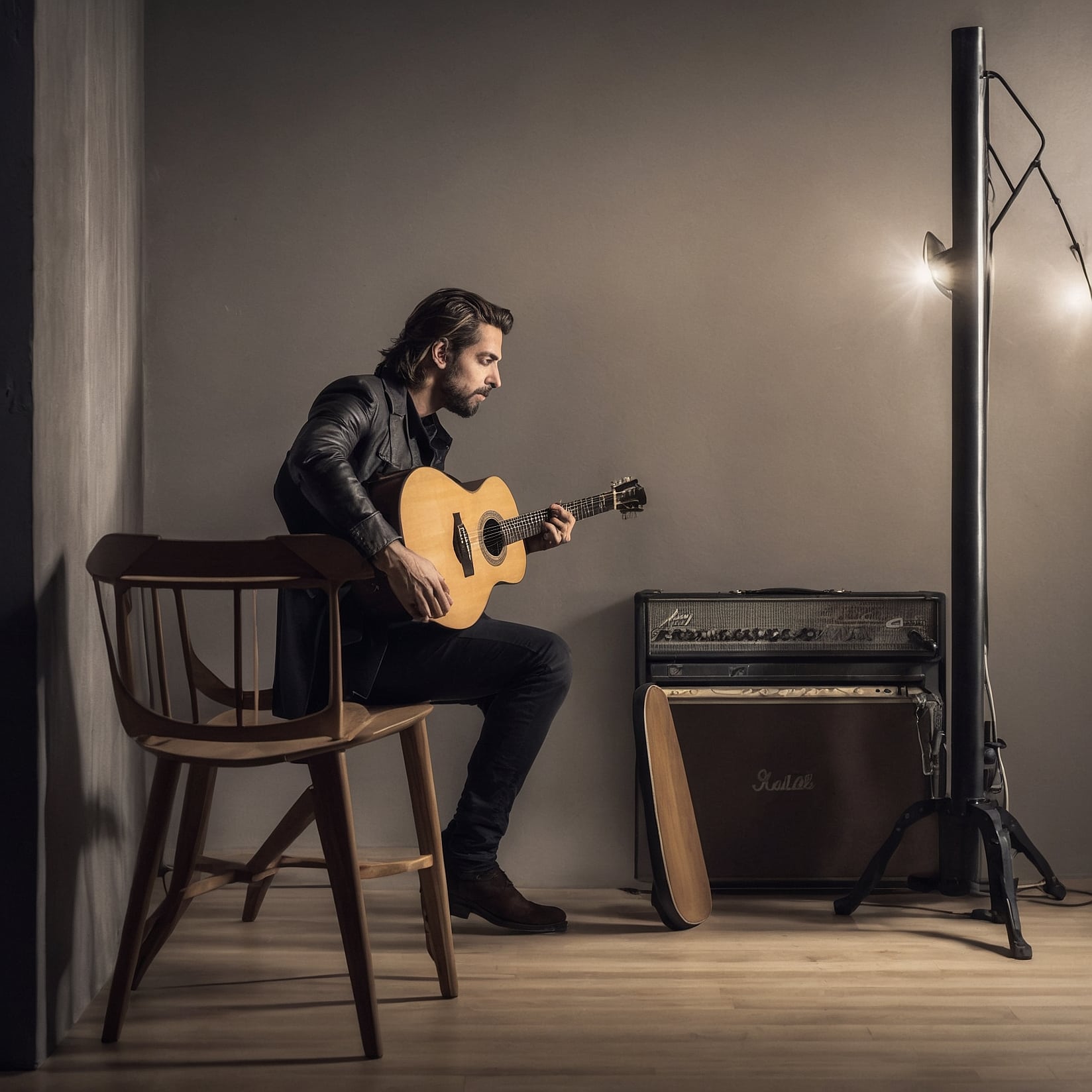 Retrato de un guitarrista